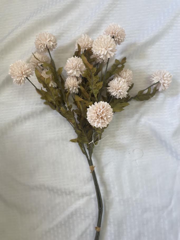 Cream-Colored Faux Flower
