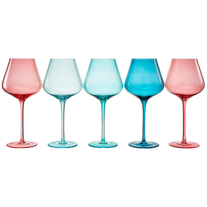 Colors of St. Barth, City Wine Glassware
