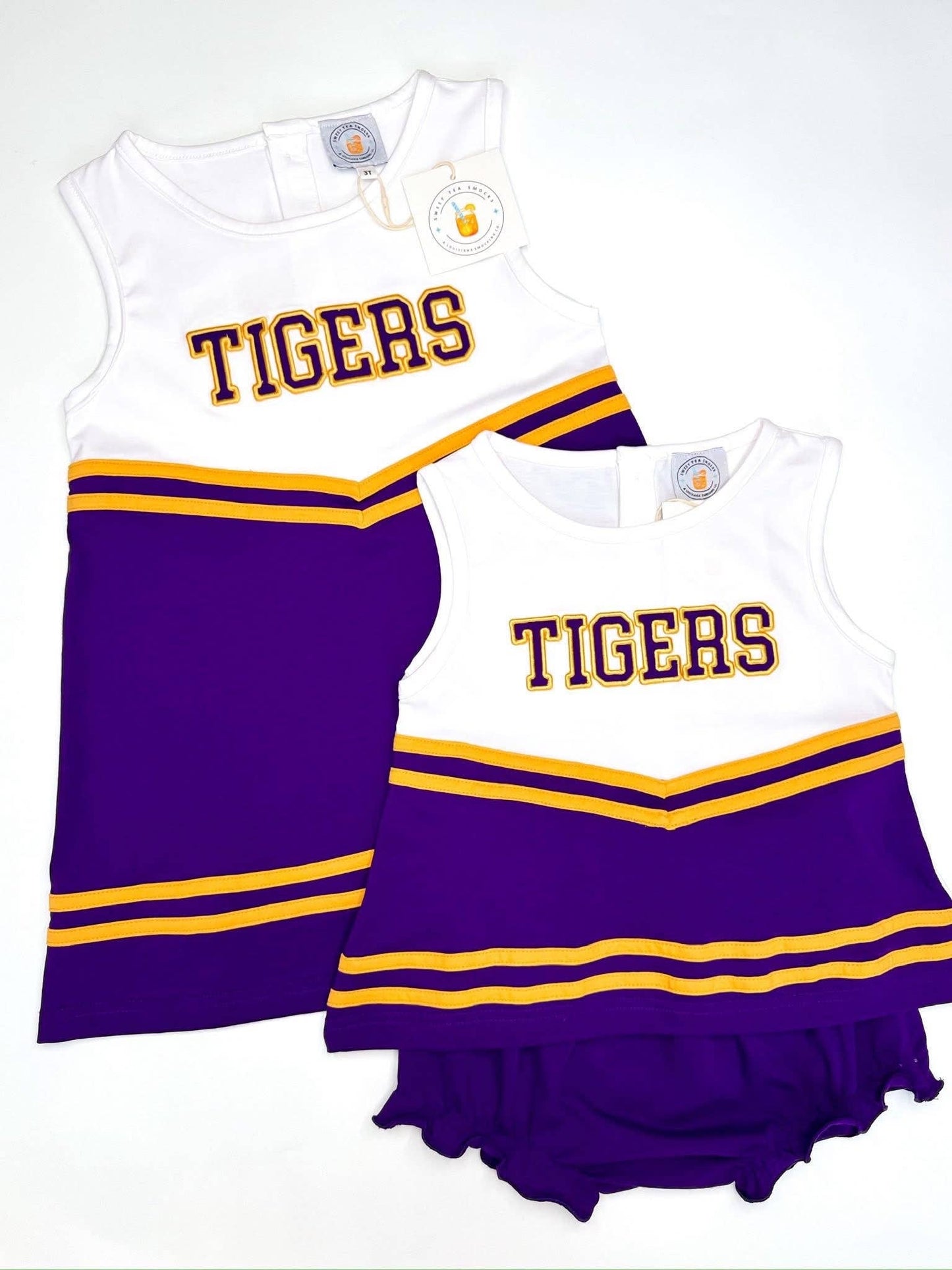 SEC SWEETHEARTS TIGER BLOOMER/DRESS SET