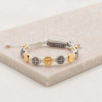 MSMH Benedictine Blessing Bracelet - Mixed Medals