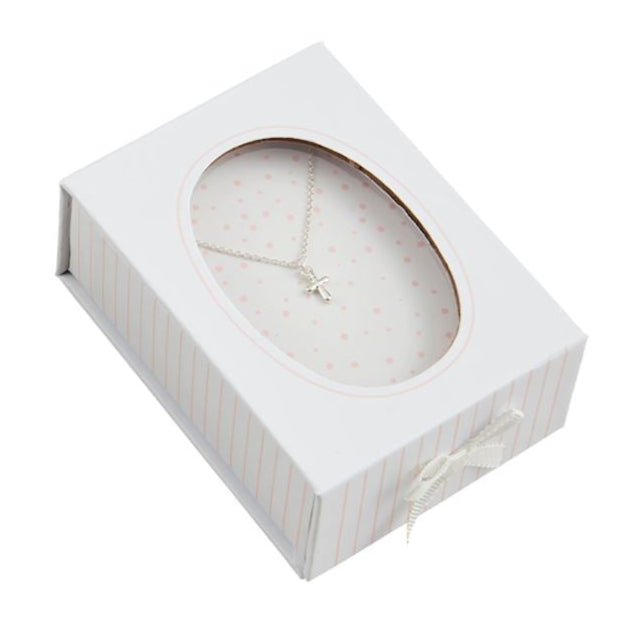 Boxed Cross Necklace