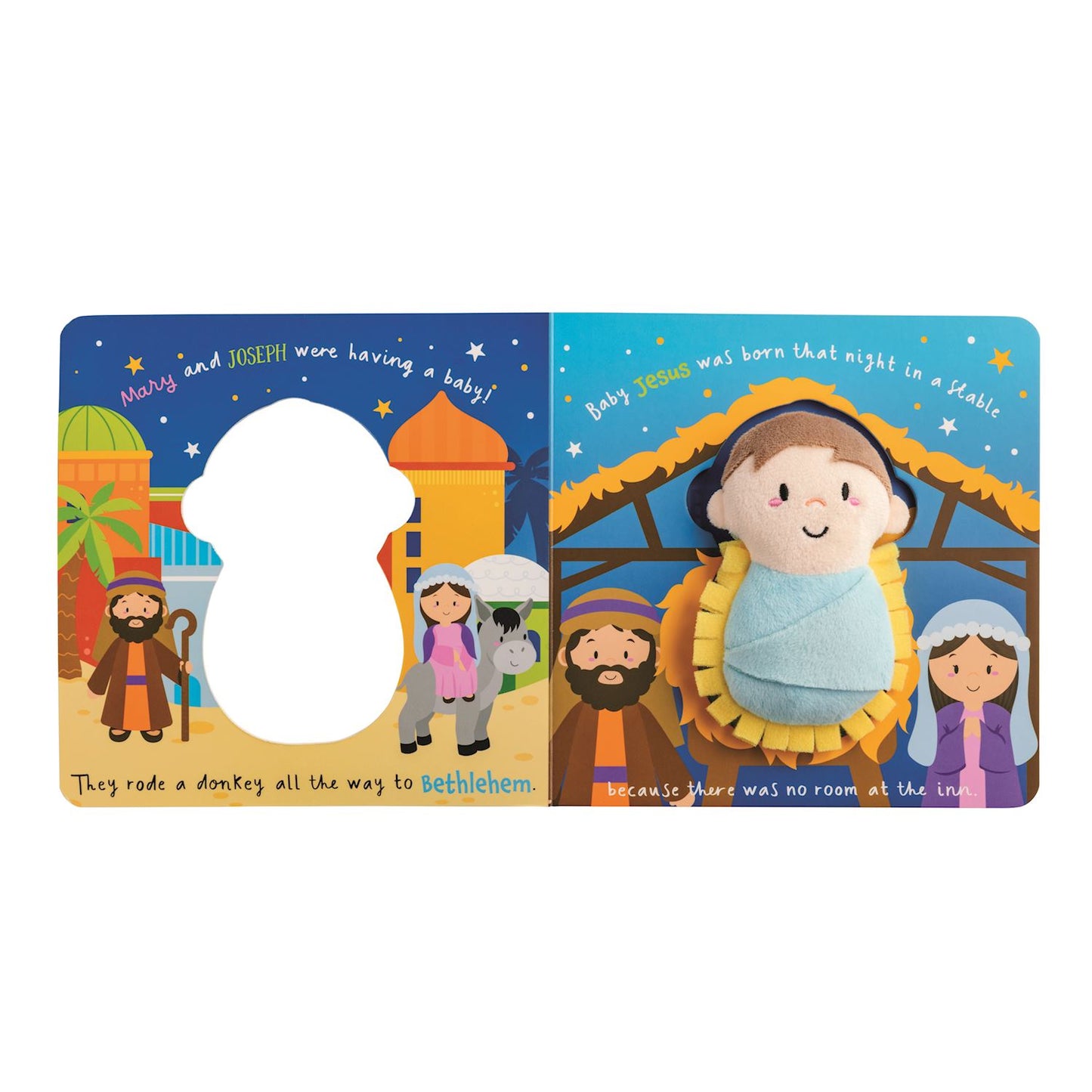 Nativity Plush Book with Sound Chip