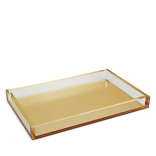 Lucite Gold Tray
