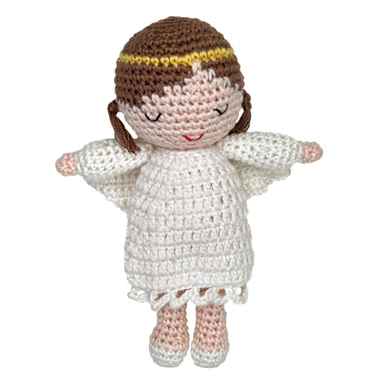 Angel Bamboo Crochet Rattle