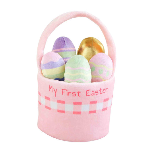 Easter Basket Plush Set