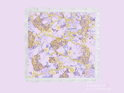 LSU Tigers Acrylic Scalloped Tray