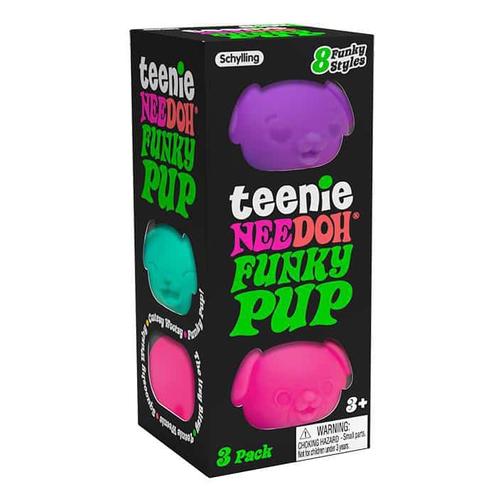 NeeDoh Teenie Funky Pups (3 pk)