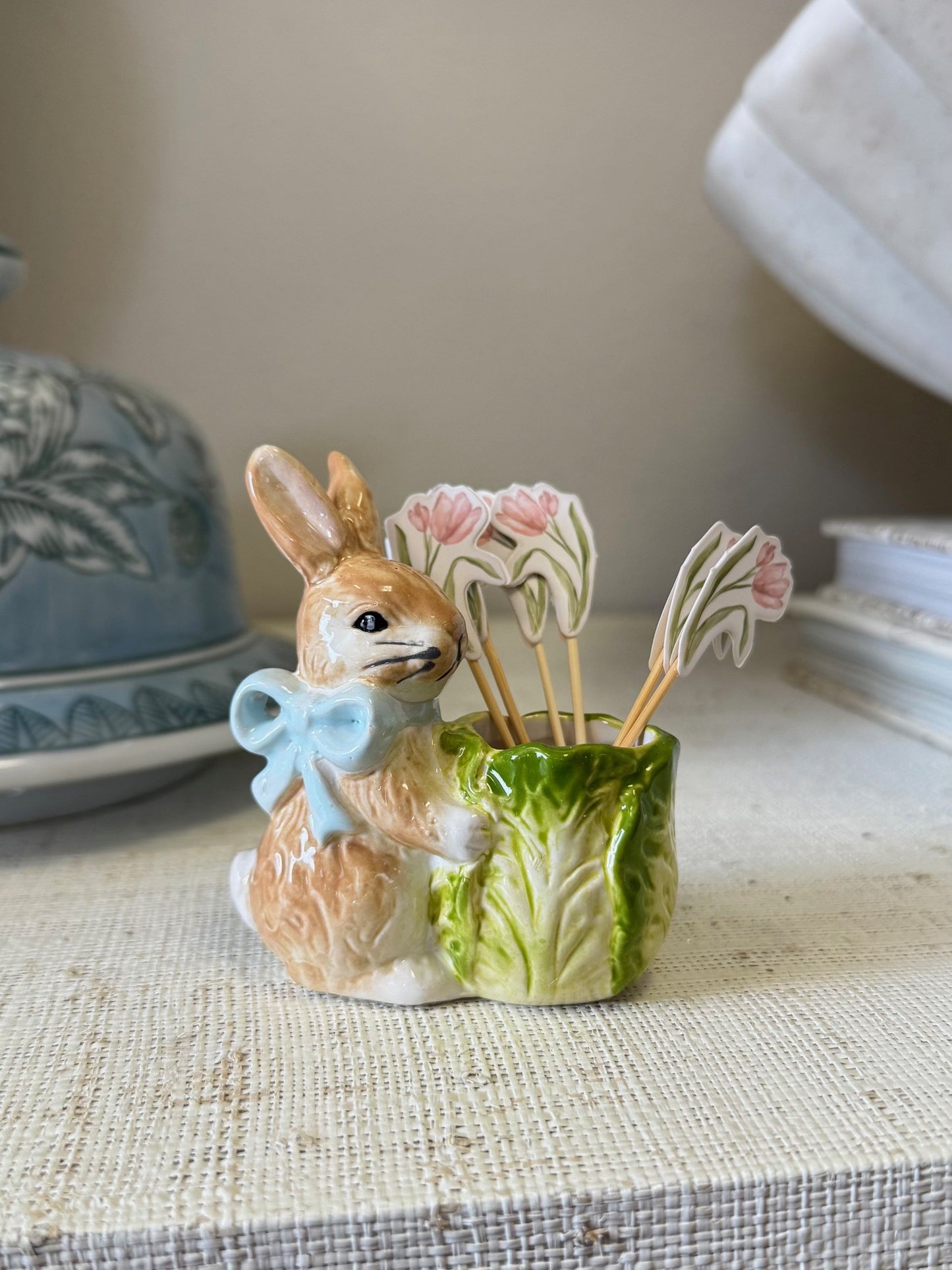Easter Toothpick Holder with Toothpicks