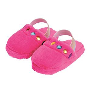 Jeweled Fur Slippers