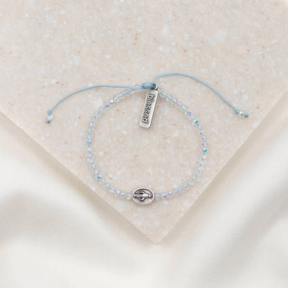 MSMH Say Yes Miraculous Mary Crystal Bracelet