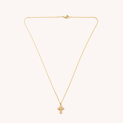 Pearl Cross Necklace
