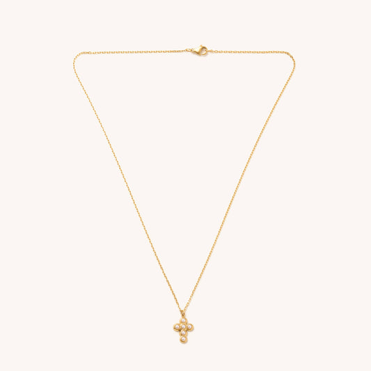 Pearl Cross Necklace