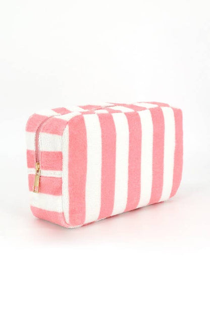 Striped Terry Cloth Bag