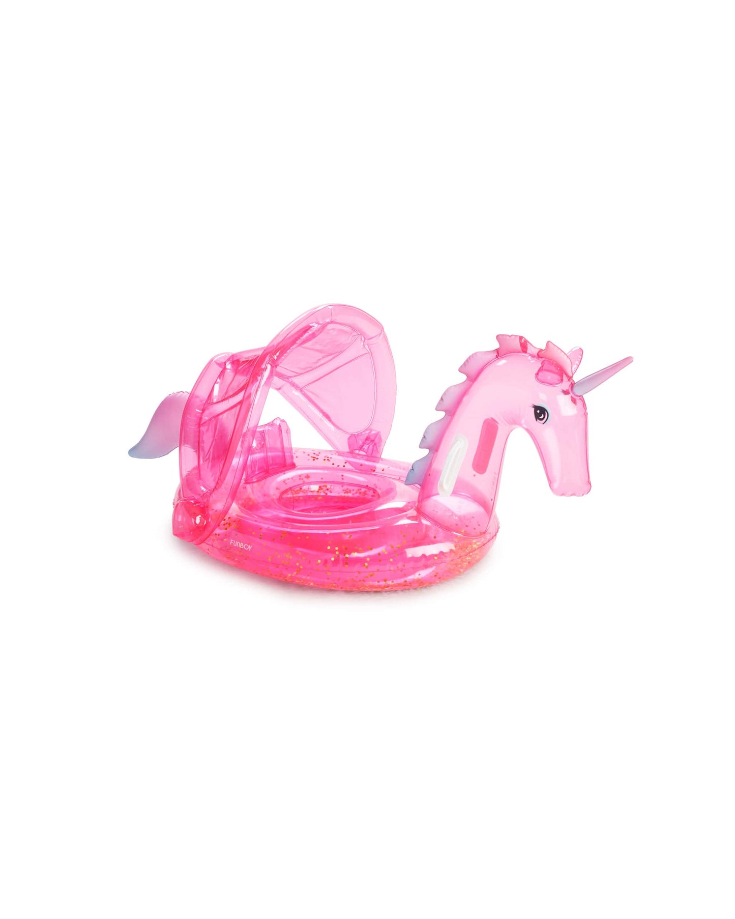 FUNBABY Clear Pink Glitter Unicorn