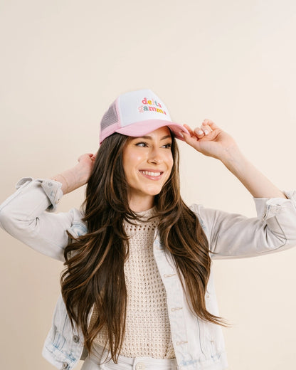 Sorority Embroidered Trucker Hat