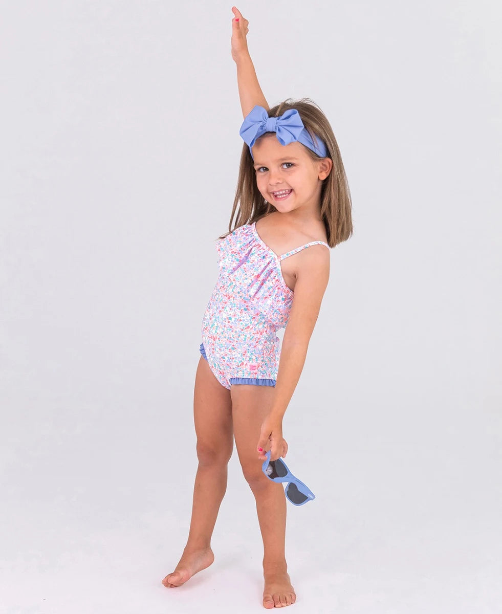 Sparkle Shimmer On Single Ruffle One Piece