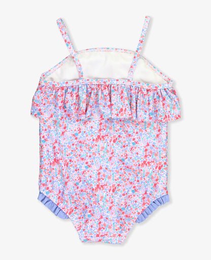 Sparkle Shimmer On Single Ruffle One Piece