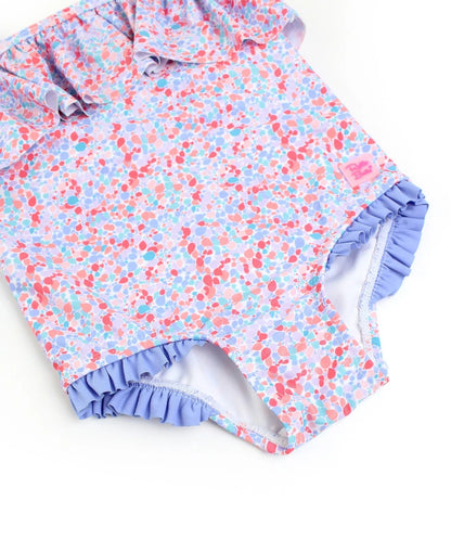 Sparkle Shimmer On Single Ruffle One Piece