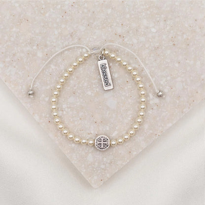 MSMH Pearl Birthday Blessing Bracelet