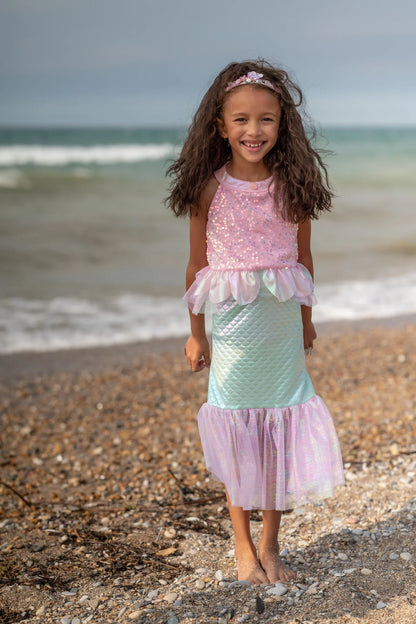Misty Mermaid Dress Pink