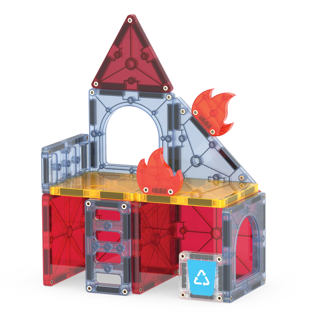 Magna-Tiles Fire Rescue 27 Pc Set