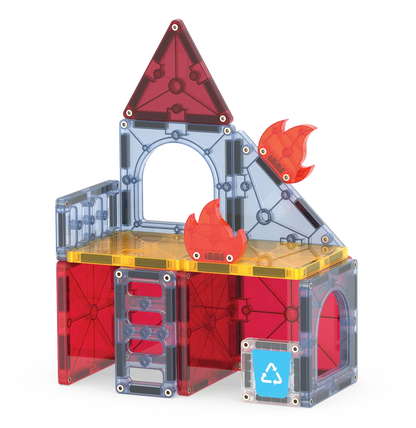 Magna-Tiles Fire Rescue 27 Pc Set