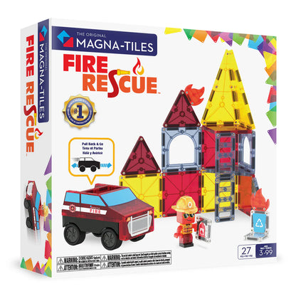 Magna-Tiles Fire Rescue 27 Pc Set
