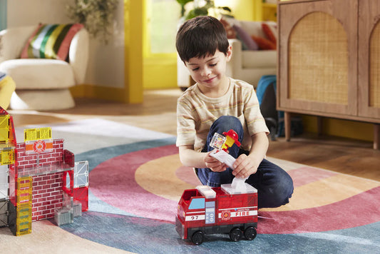 Magna-Tiles Fire Station 50pc Set