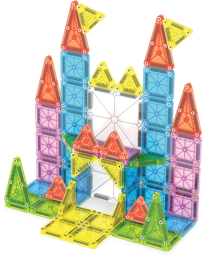 MAGNA-TILES microMAGS 26 pc Travel Set- Bold Colors