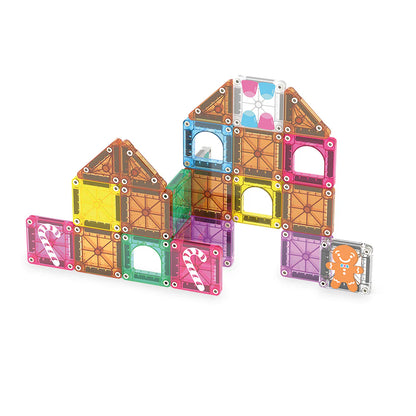 Magna-Tiles microMAGS Travel Gingerbread House