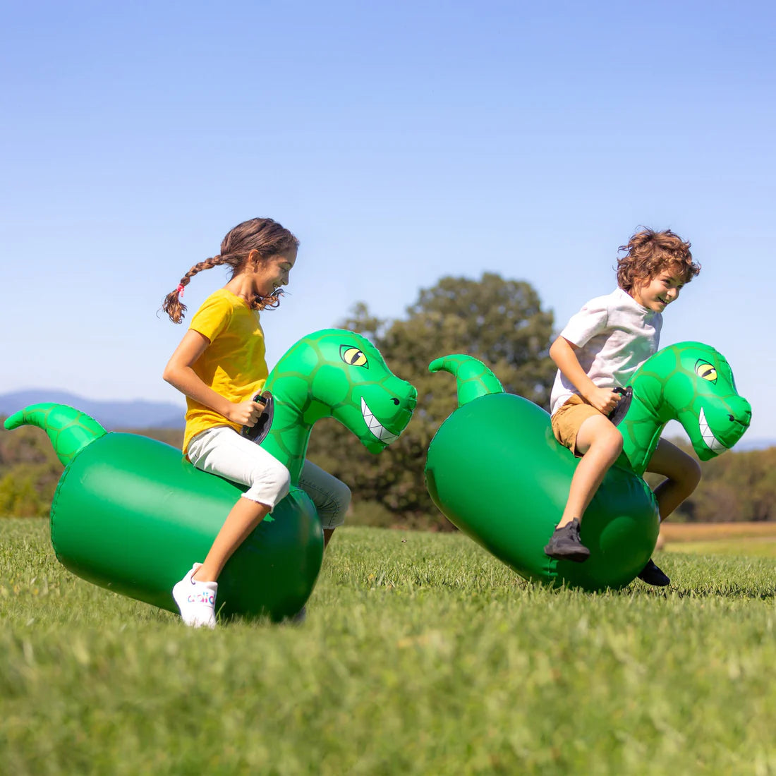 Inflatable Ride-On Hop 'n Go Dino