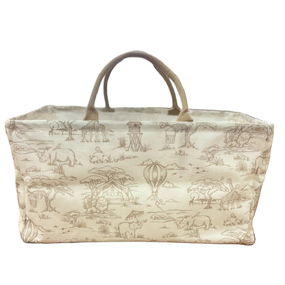 Toile Hamper/Storage Tote