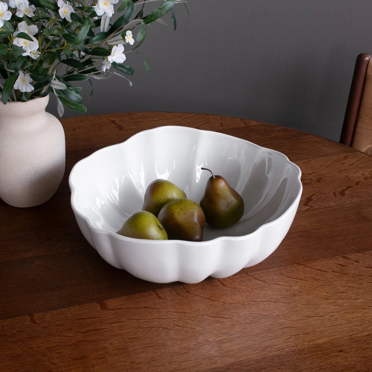VIDA Havana Rita Large Bowl (White)