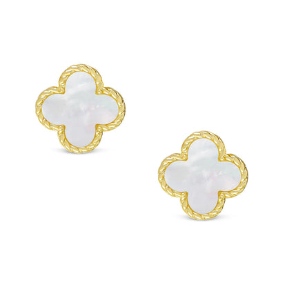 Petite Clover Stud Earrings