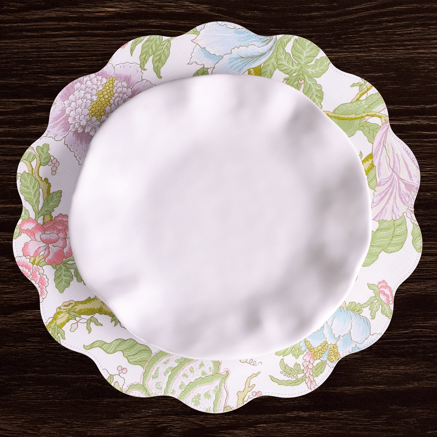 VIDA Blooms & Branches Reversible Round Placemats
