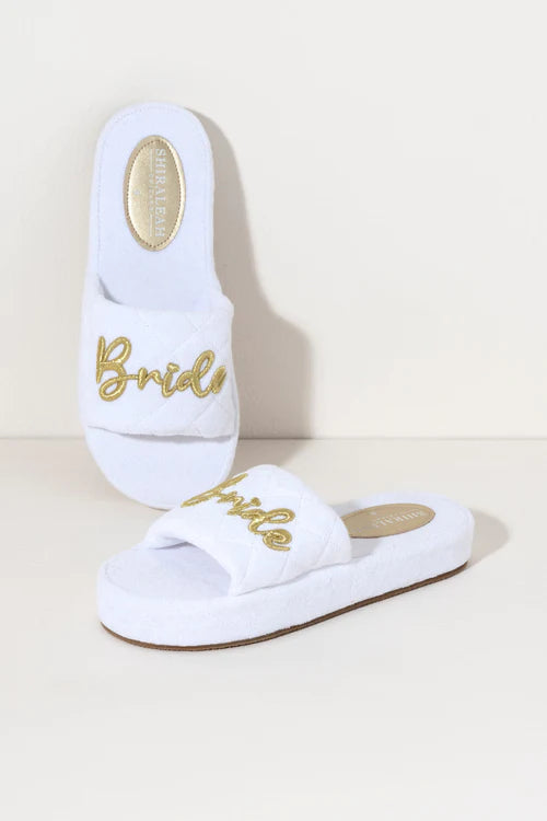 Bride Sol Terrycloth Pool Slides