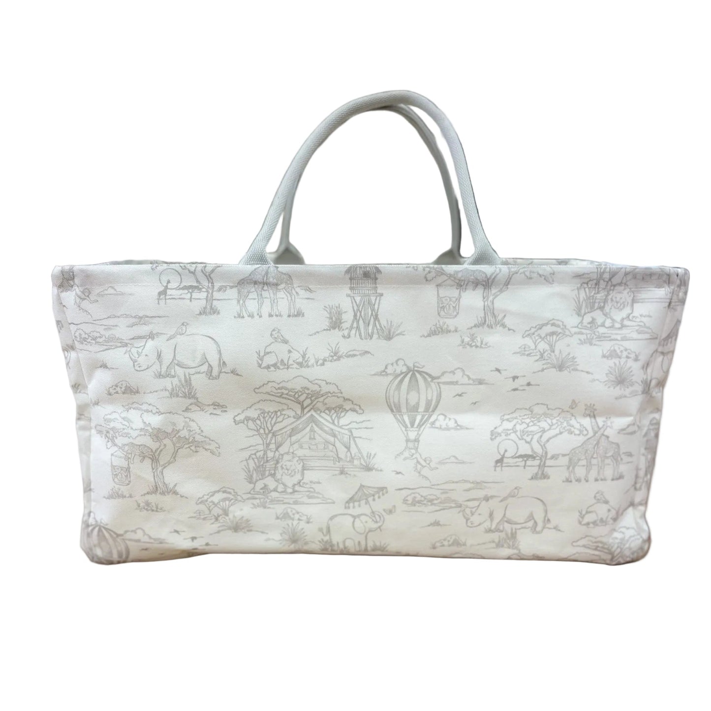 Toile Hamper/Storage Tote