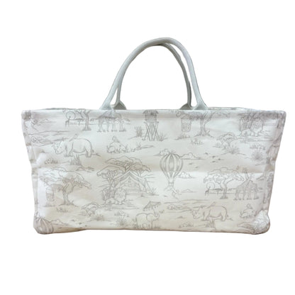Toile Hamper/Storage Tote