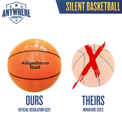 Anywhere Sports 9.5" Silent Basketball