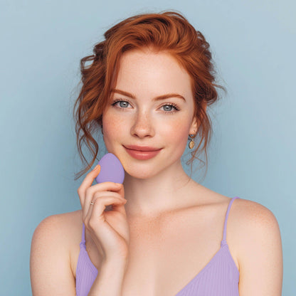 Lemon Lavender On a Blender Makeup Sponges and Case