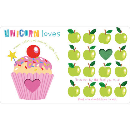 Unicorn Loves... Board Book with Plush Toy