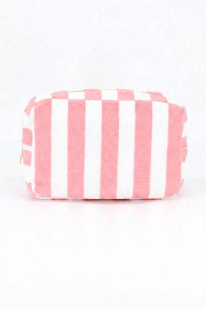 Striped Terry Cloth Bag