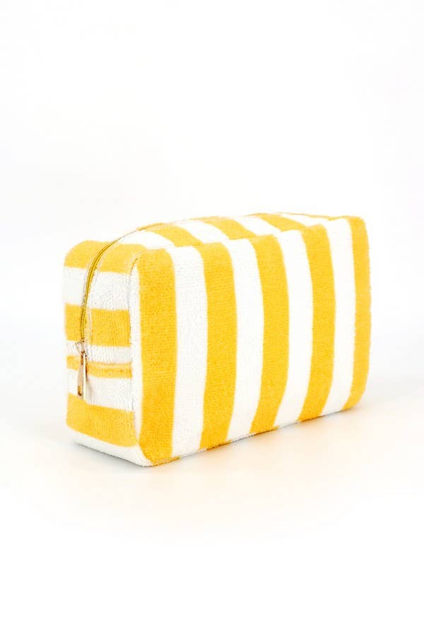 Striped Terry Cloth Bag
