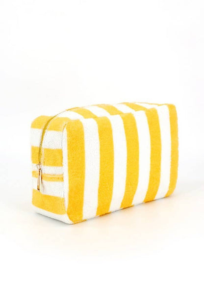 Striped Terry Cloth Bag