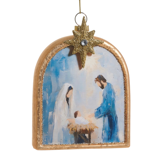 4.5" Holy Family Arch Ornament