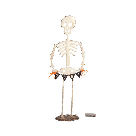 Light Up Skeleton Sitter