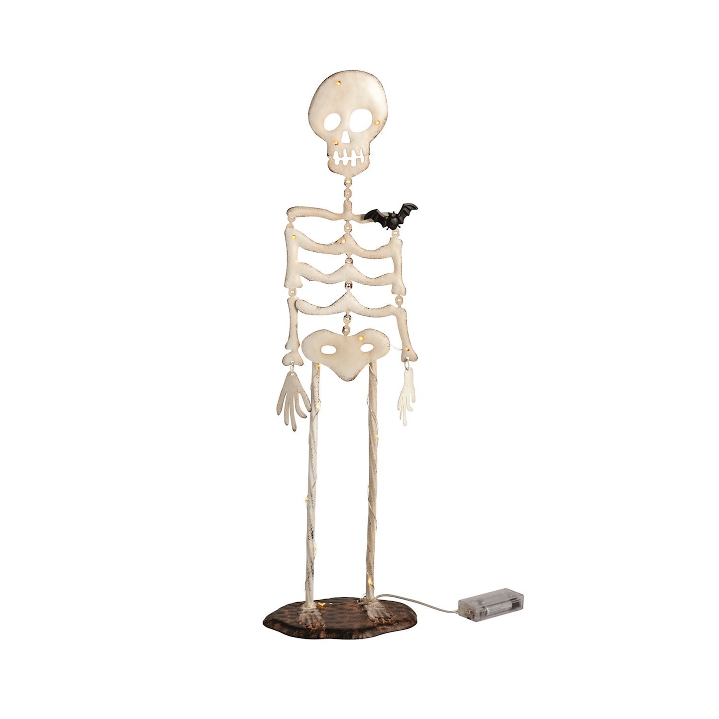 Light Up Skeleton Sitter