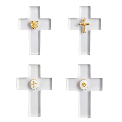 Clear Resin Cross