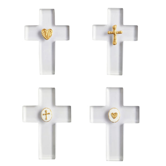 Clear Resin Cross