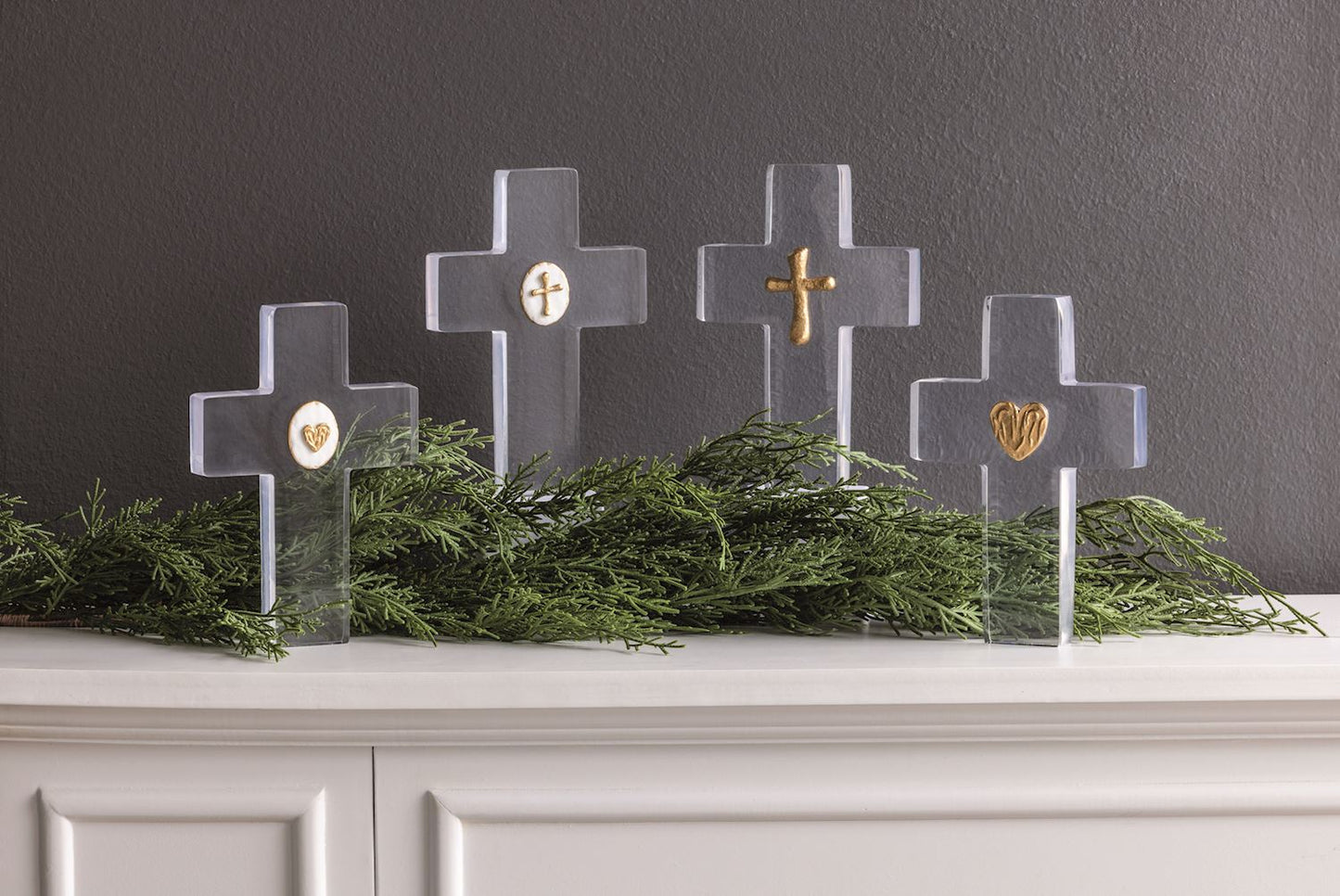 Clear Resin Cross